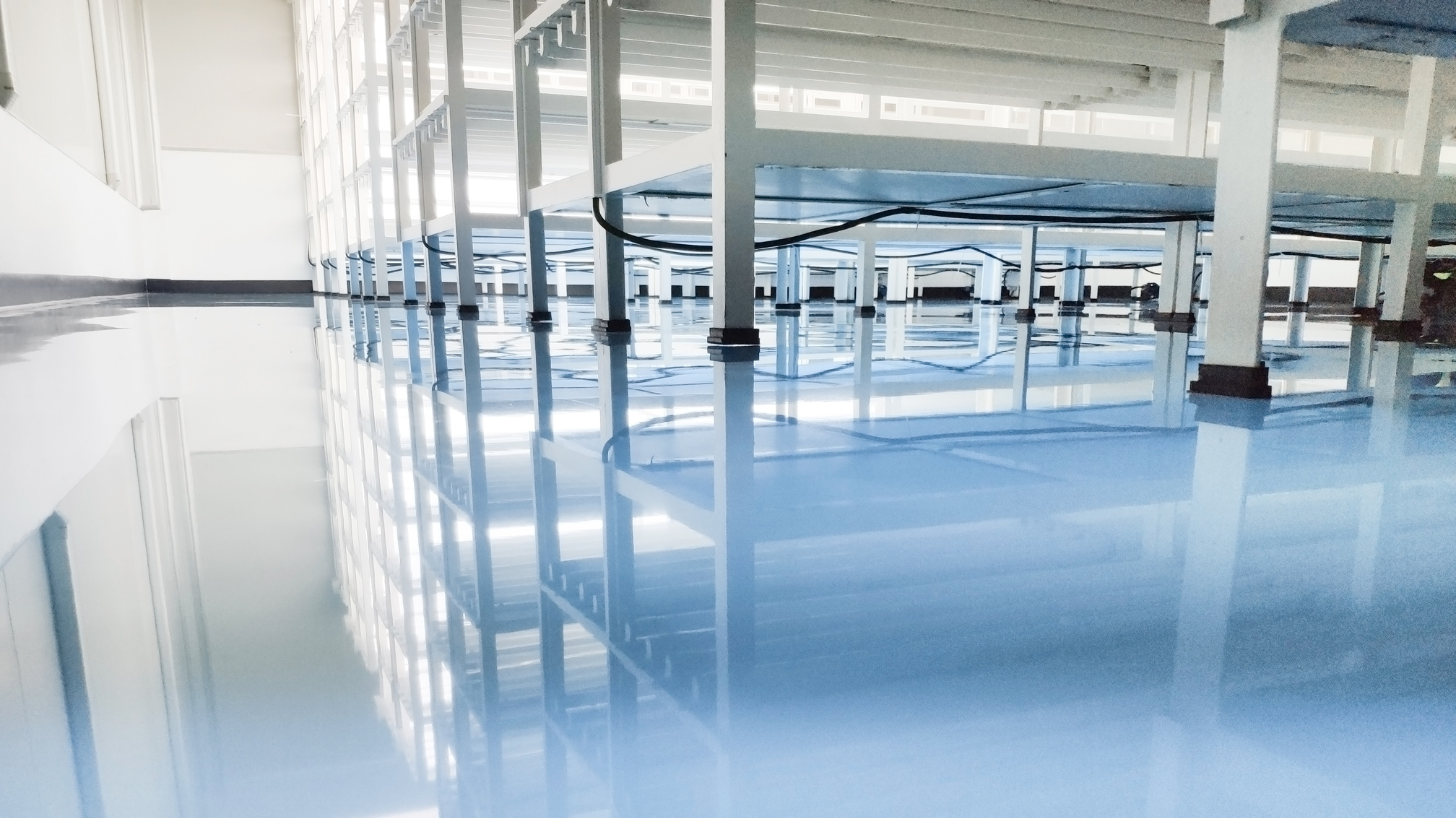 Image of a epoxy resin cleanroom flooring