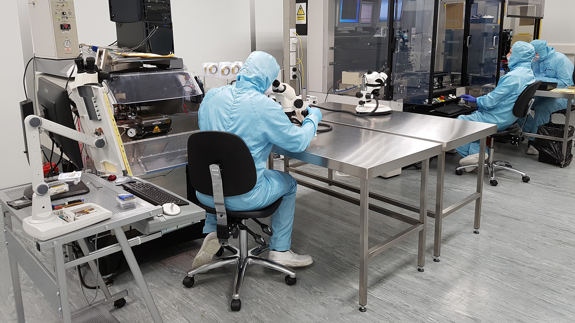 Custom-Built Stainless Steel Furniture For OPTOCAP