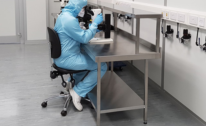 Custom-Built Stainless Steel Furniture For OPTOCAP