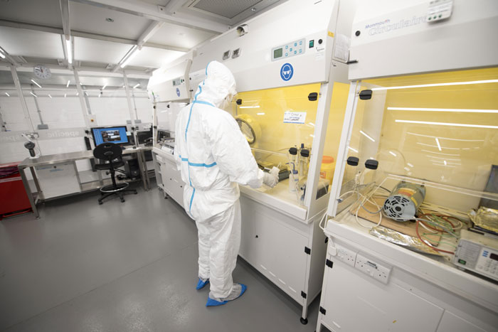 ISO Class 6 & 7 Cleanroom for Solar Cell Activity at Swansea University