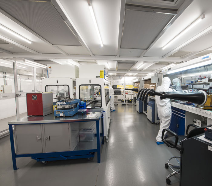 ISO Class 6 & 7 Cleanroom for Solar Cell Activity at Swansea University