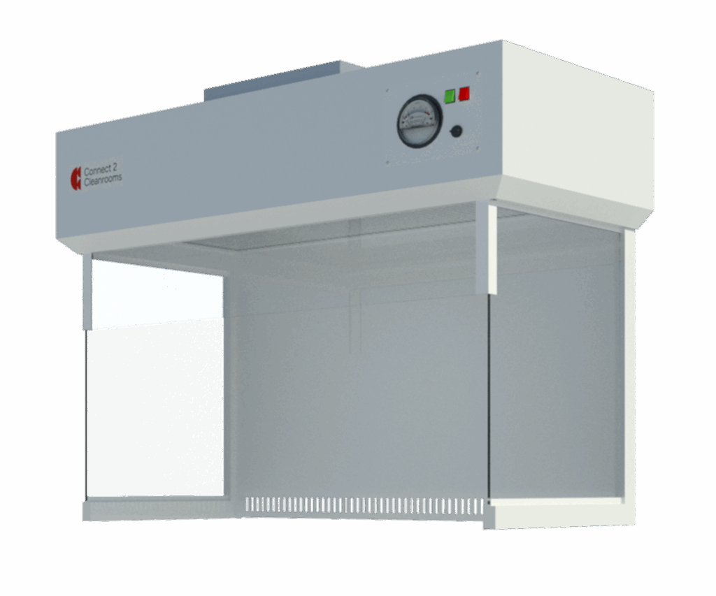 Render of a laminar flow cabinet
